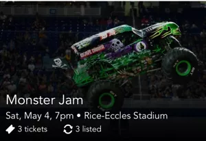 Monster jam Tickets - Picture 1 of 1