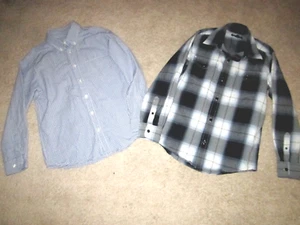 Boys Button Up Dress Shirts Gap Kids Talbots Kids Size M 10 - Picture 1 of 3