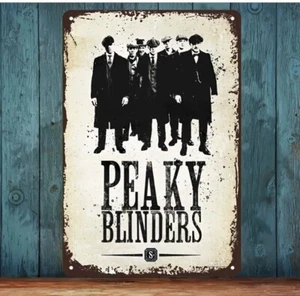 Peaky Blinders Metal Sign Plaque 30 x 20 cms / 11.8" x 7.87" Free UK P/P - Picture 1 of 3