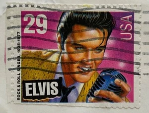 United States Postage Stamp 29 Cents Elvis Rock and Roll Cancelled USA - Picture 1 of 1