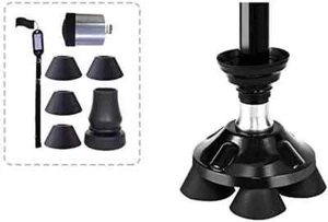 Bigalex 4Tips Replacement for FBigalex 4Tips Rolding Walking Cane(Mg Alloy Base) - Picture 1 of 3