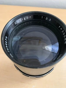 Vintage Soligor Tele-Auto 200mm f3.5 Lens with Carrying Case - Bild 1 von 8