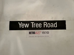 Yew Tree Road - Manchester 28. Oktober Busjalousie 24"" Geschenk - Bild 1 von 8