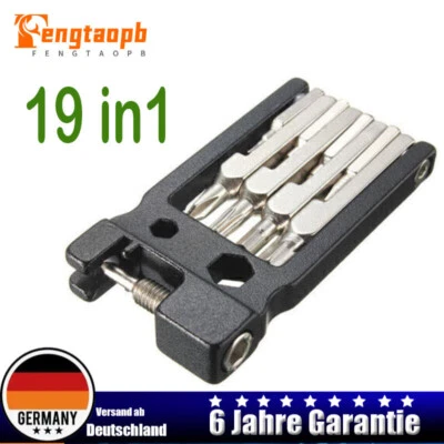 Fahrrad Reparatur Multi Tool 19 in1 Werkzeug Multifunktion Schraubenzieher Kreuz - Bild 1 von 4