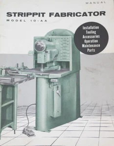 Strippit 10AA, Fabricator Operations, Parts and Maintenance Manual - Picture 1 of 4