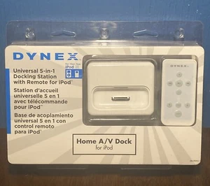 Dynex 5-in1 Docking Station w/ Adapters & Remote for Apple iPod NOS, DX-IPDR2 - Picture 1 of 13