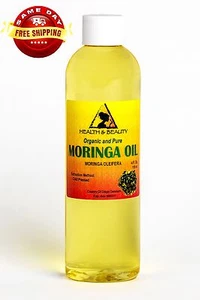 MORINGA OIL UNREFINED ORGANIC CARRIER COLD PRESSED by H&B Oils Center PURE 4 OZ - Picture 1 of 12