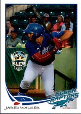 2016 Ogden Raptors Grandstand #31 Jared Walker Powder Springs Georgia GA Card
