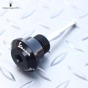 Palillos de aceite de motor Vespa GTS GTV GT 125 200 250 300 negros - Imagen 1 de 4