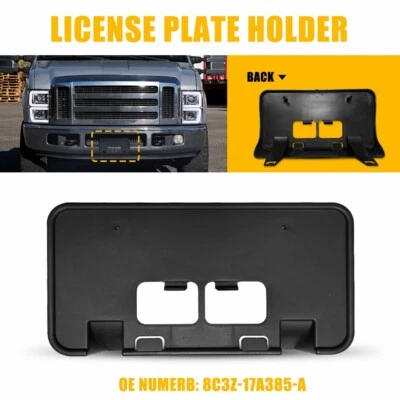 Front License Plate Bracket Fits 2008-2010 Ford F250 F350 F450 F550 Super Duty E - Image 1 of 4