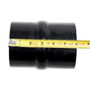 CXracing 4" Black Straight Hump Silicon Hose Coupler 6" Long For Turbo Pipe - Bild 1 von 3