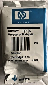 1 PACK GENUINE HP 95 Tri-Color C8766W Ink cartridge for Printer - NEW & SEALED - Picture 1 of 16