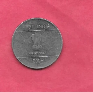 INDIA INDIAN KM331 2009 N VF-VERY FINE-NICE CIRCULATED NEW RUPEE COIN - Picture 1 of 1