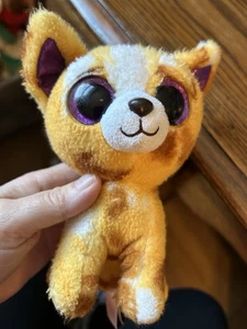 TY BEANIE BOO CUTE PABLO THE SMALL DOG PLUSH TOY AND FREE SHIPPING - Picture 1 of 4