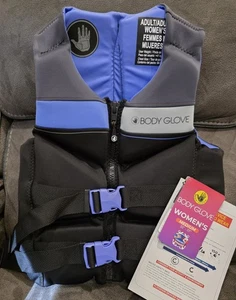 Body Glove Mujer PFD USCG Cremallera EVO-PRENE Chaleco Salvavidas Mediano (33-37") Totalmente Nuevo - Imagen 1 de 3