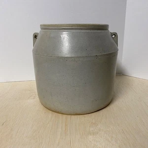 Vasija vintage Denver Stoneware CO 9" sin tapa sin mango gris - Imagen 1 de 12