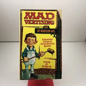 MAD VERTISING : Vintage Mad Magazine Paper Back Pocket Book - Picture 1 of 3
