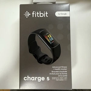Neu Fitbit Charge 5 Fitness & Gesundheit Tracker One Größe Schwarz/Graphit FB421 - Bild 1 von 7