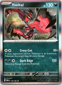 Yveltal - Rare SV04: Paradox Rift 118/182 NM - Picture 1 of 2