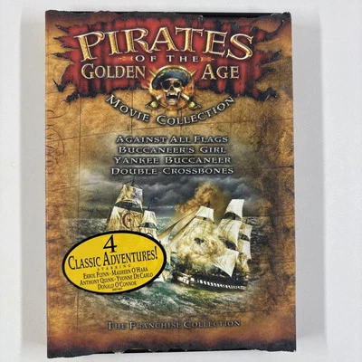 Pirates of the Golden Age - 4 Movie Collection (DVD) IMPORT Region 1 - RARE - image 1 of 2