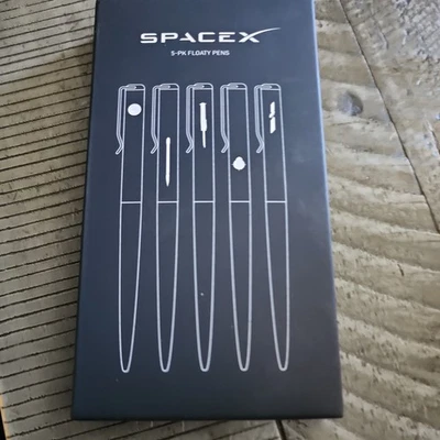 SPACEX - PAQUETE DE 5 BOLÍGRAFOS FLOTANTES Foto 1 de 4
