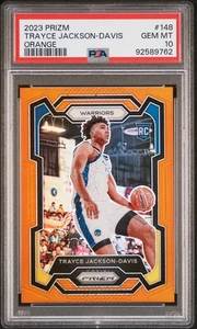 2023 Panini Prizm Trayce Jackson-Davis Rookie Orange /49 - PSA 10 - Picture 1 of 2