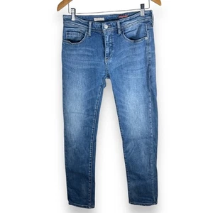 Pantalones de mezclilla Anthropologie Pilcro cintura alta pierna cónica talla 27 - Imagen 1 de 7