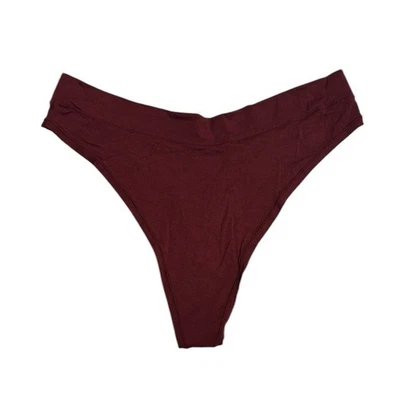 NUEVO SIN ETIQUETAS ROPA INTERIOR LA SENZA ALGODÓN BORGOÑA Talla S Foto 1 de 4