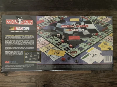 Nascar MONOPOLY Board Game NEW Sealed CAR RACING Gift COMPLETE - Image 1 of 4