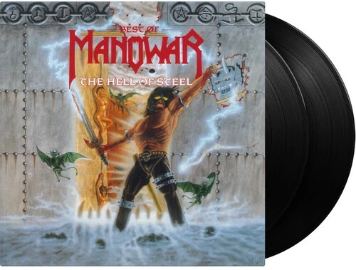 Manowar - Hell Of Steel: Best Of - 180-Gram Black Vinyl [New Vinyl LP] Black, 18 - Image 1 of 1