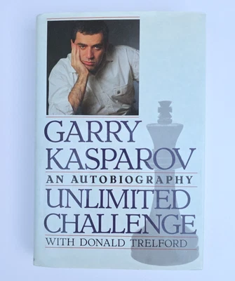 Garry Kasparov SIGNED AUTOGRAPHED Unlimited Challenge an AUTOBIOGRAPHY HC 1st Pr - Imagem 1 de 4