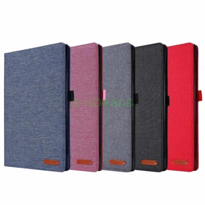 Denim Textured Flip Cover Case for Lenovo Tab M10 FHD Plus TB-X606F/X 10.3" - Image 1 of 4