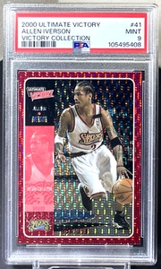 Allen Iverson 2000-01 Ultimate Victory 41 Victory Collection /350 PSA 9 76ers - Picture 1 of 2