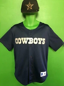 Camiseta deportiva estilo béisbol Mitchell & Ness de los Dallas Cowboys de la NFL para hombre mediana - Imagen 1 de 9