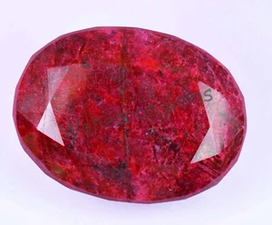 1127.5 Ct Natural Huge Blood Red Ruby Oval Certified Loose Gemstone - Picture 1 of 6