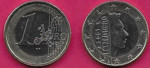 LUSSEMBURGO 1 EURO 2002 UNC 1° MAPPA,SUA ALTEZZA REALE GRANDUCA HENRI DI FRONTE RI - Foto 1 di 1