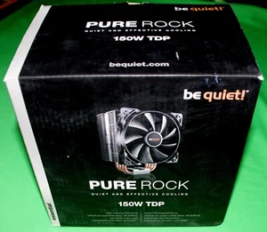 Refroidisseur de processeur Pure Rock TDP 150W en aluminium brossé be quiet! - Afbeelding 1 van 9
