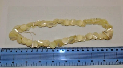 Japanese Oyster Shell Shank Base Button 13mm 1/2" string of approx. 70 buttons - Image 1 of 3