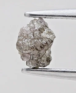 GREY COLOR RAW UNCUT DIAMOND NATURAL LOOSE ROUGH DIAMOND RAW DIAMOND 0.55TCW - Picture 1 of 18