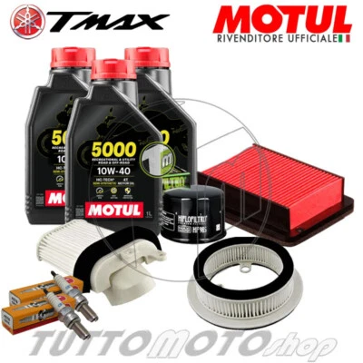 Kit Tagliando YAMAHA TMAX 530 2012 2013 2014 2015 2016/Olio Filtri Candele T-MAX - Immagine 1 di 4