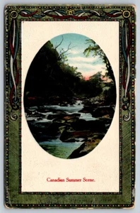 Canadian Summer Scene, 1912 GD & DL Gelatin Postcard, Petworth Ont DPO Cancel - Picture 1 of 2