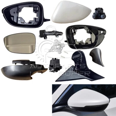 Cubierta de espejo lateral marco de vidrio luz inferior para Honda Accord 2018 2019 2020 2021 Foto 1 de 4