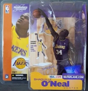MCFARLANE NBA SERIES 2 SHAQUILLE O'NEAL - LOS ANGELES LAKERS 6" ACTION FIGURE - Picture 1 of 3