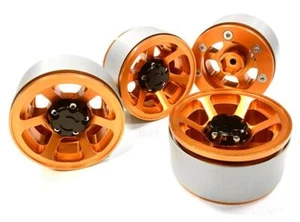 1.9 Size Billet Machined Alloy 6 Spoke Wheel(4) High Mass Type for Scale Crawler - Picture 1 of 1