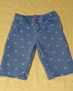 The Children's Place Girls Skimmer Pants Court / Shorts w/ Flowers Size 12 - Picture 1 of 3