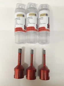 Diamantbohrkrone 8mm,6mm,5mm Set M14 Fliesenbohrer für Winkelschleifer Flex  - Bild 1 von 2