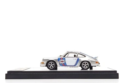 Make Up Vision 1:43 Porsche 911 Carrera RS 2.7 Martini en plata (VM009R) Foto 1 de 4