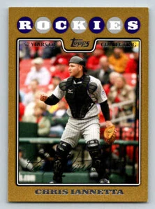 2008 Topps Update Gold Border #UH26 Chris Iannetta \2008 (ref 184605) - Picture 1 of 2