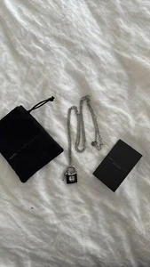 Marc By Marc Jacobs Lock w/Key 1.25” Watch Pendant 35” Necklace - Needs Battery - Picture 1 of 6