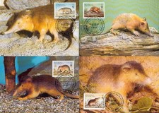 Dominica set 4 MC MK shrew Solenodon Spitzmaus WWF cn22
